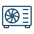 air source heat pumps icon